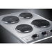 Summit 30" Wide 208/240V 4-Burner Solid Disk Cooktop (CSD4B300) view 3