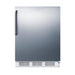 Summit 24" Wide Built-In Refrigerator-Freezer, ADA Compliant — Left Hand Door hinge (CT661WCSSADALHD)