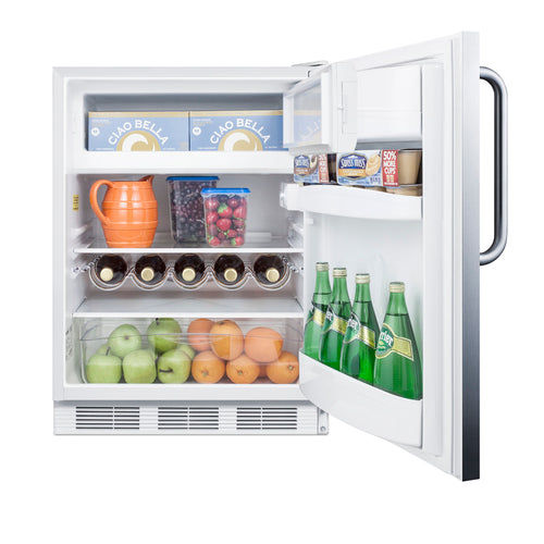 Summit 24" Wide Built-In Refrigerator-Freezer (CT661WCSS) view 4