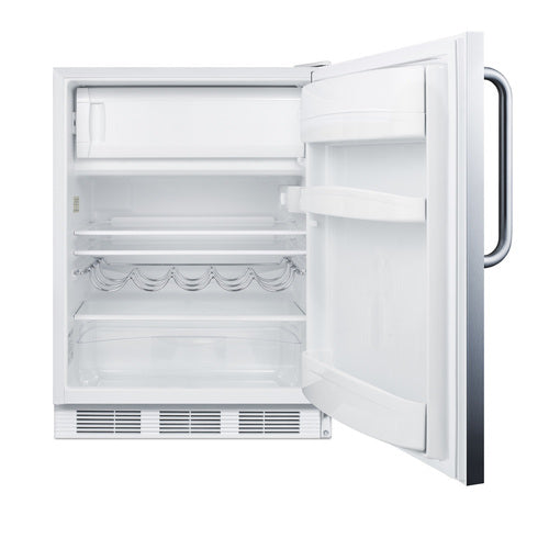 Summit 24" Wide Built-In Refrigerator-Freezer (CT661WCSS) view 3