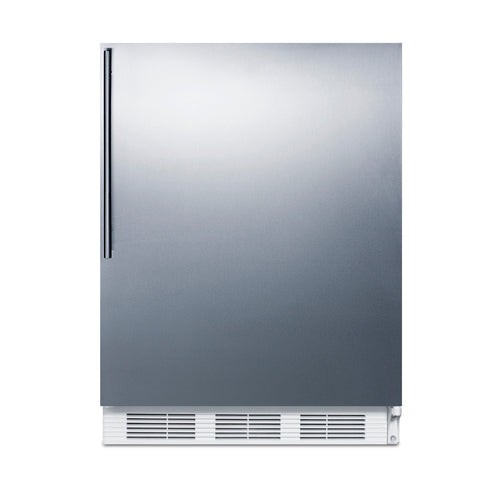 Summit 24" Wide Refrigerator-Freezer — Left Hand Door hinge (CT661WSSHVLHD)