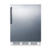 Summit 24" Wide Refrigerator-Freezer (CT661WSSTB)