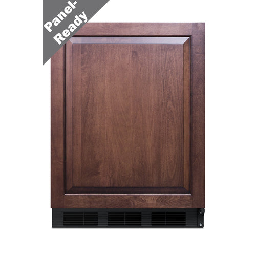 Summit 24" Wide Refrigerator-Freezer, ADA Compliant (Panel Not Included) — Left Hand Door hinge (CT663BKIFADALHD)