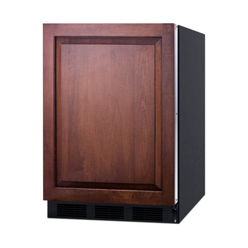 Summit 24" Wide Refrigerator-Freezer, ADA Compliant (Panel Not Included) — Left Hand Door hinge (CT663BKIFADALHD) view 2