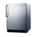 Summit 24" Wide Built-In Refrigerator-Freezer (CT663BKCSS) view 2