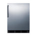Summit 24" Wide Built-In Refrigerator-Freezer (CT663BKCSS)