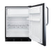 Summit 24" Wide Built-In Refrigerator-Freezer — Left Hand Door hinge (CT663BKCSSLHD) view 3