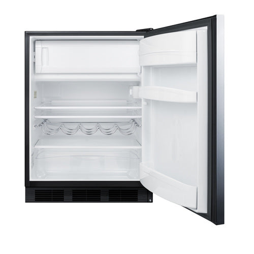 Summit 24" Wide Refrigerator-Freezer — Left Hand Door hinge (CT663BKSSHHLHD) view 3