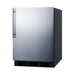 Summit 24" Wide Refrigerator-Freezer — Left Hand Door hinge (CT663BKSSHVLHD) view 2