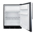 Summit 24" Wide Refrigerator-Freezer (CT663BKSSHV) view 3