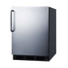 Summit 24" Wide Refrigerator-Freezer — Left Hand Door hinge (CT663BKSSTBLHD) view 2