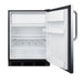 Summit 24" Wide Refrigerator-Freezer (CT663BKSSTB) view 3