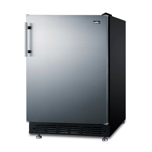 Summit 24" Wide Refrigerator-Freezer (CT66BK2SSRS) view 3