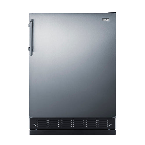 Summit 24" Wide Refrigerator-Freezer (CT66BK2SSRS) view 5