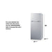 Summit 28" Wide Top-Mount Refrigerator-Freezer (CTR151WLHD) view 5