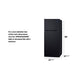 Summit 28" Wide Top-Mount Refrigerator-Freezer (CTR152BLHD) view 5