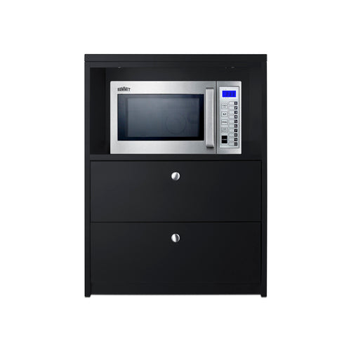 Summit 2-Drawer Microwave Cabinet, ADA Height (CWM2ADA) view 4