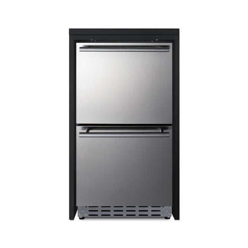 Summit Refrigerator Cabinet for 18-20" Wide Appliances, ADA Height (CWR2ADA) view 2
