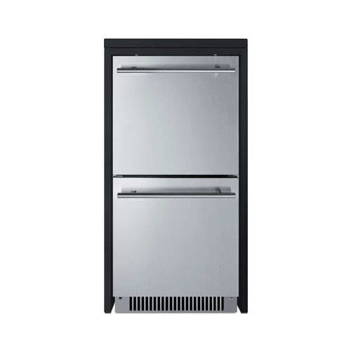 Summit Refrigerator Cabinet for 15" Wide Appliances, ADA Height (CWR9ADA) view 4