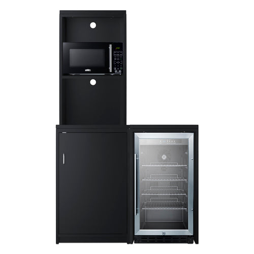 Summit 43" Wide Casework Suite with Beverage Center and Microwave, ADA Height (CWSUITE43G) view 2