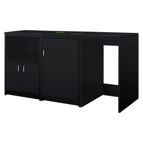 Summit 64" Wide Casework Suite with Refrigerator and Microwave, ADA Height (CWSUITE64R) view 3