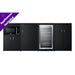Summit 85" Wide Casework Suite with Beverage Center and Microwave, ADA Height (CWSUITE85G) view 2