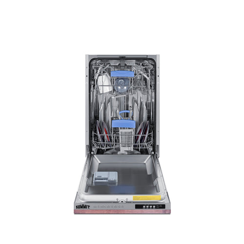 Summit 18" Wide Built-In Integrated Dishwasher, ADA Compliant (Panel Not Included) (DW186NTADA) view 3