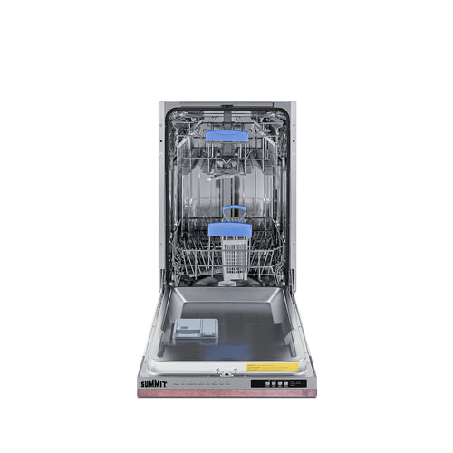 Summit 18" Wide Built-In Integrated Dishwasher, ADA Compliant (Panel Not Included) (DW186NTADA) view 2