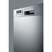 Summit 24" Wide Built-In Dishwasher (DW2435SS) view 3