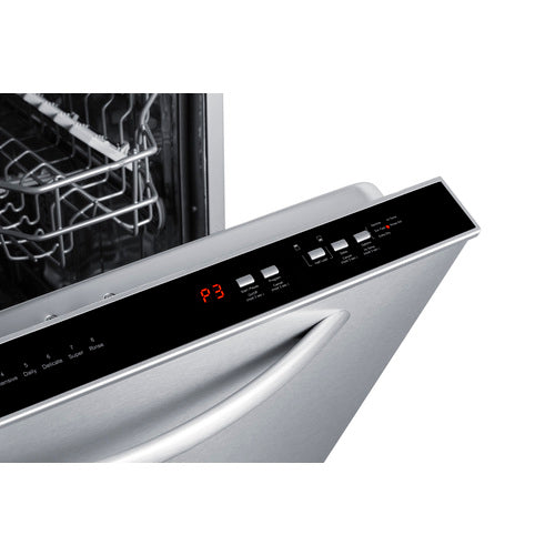 Summit 24" Wide Built-In Dishwasher, ADA Compliant (DW244SSADA) view 4
