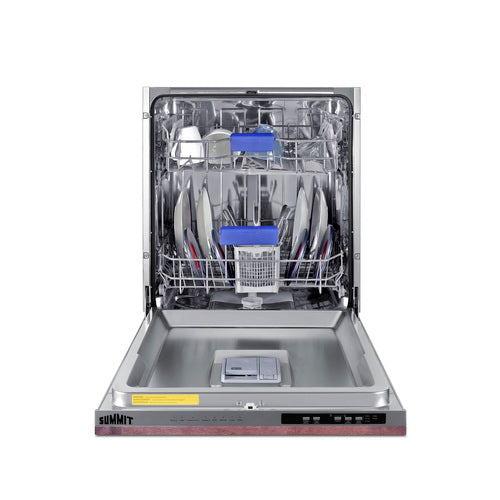 Summit 24" Wide Built-In Dishwasher, ADA Compliant (Panel Not Included) (DW245NTADA) view 3