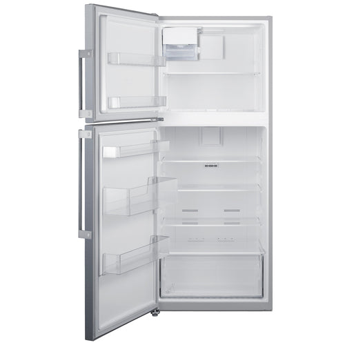 Summit 28" Wide Top Mount Refrigerator-Freezer With Icemaker (FF1514SSIMLHD) view 3
