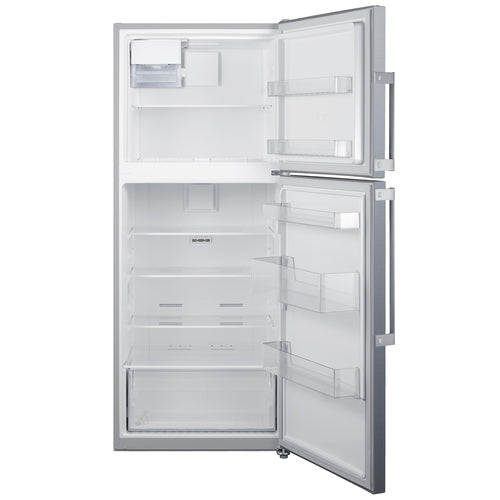 Summit 28" Wide Top Mount Refrigerator-Freezer With Icemaker (FF1514SSIM) view 3