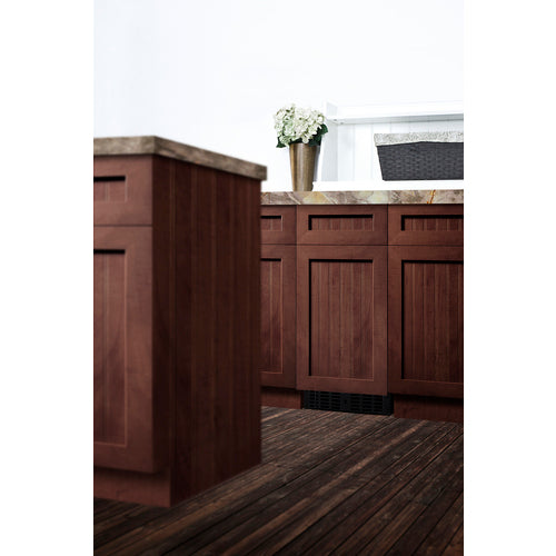 Summit 15" Wide Built-In All-Refrigerator (Panel Not Included) — Left Hand Door hinge (FF1532BIFLHD) view 3