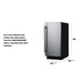 Summit 15" Wide Built-In All-Refrigerator — Left Hand Door hinge (FF1532BSSLHD) view 6