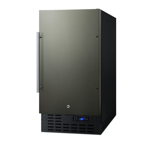 Summit 18" Wide Built-In All-Refrigerator (FF1843BKS) view 3