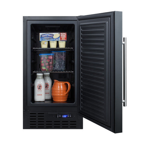 Summit 18" Wide Built-In All-Refrigerator, ADA Compliant (FF1843BADA) view 4