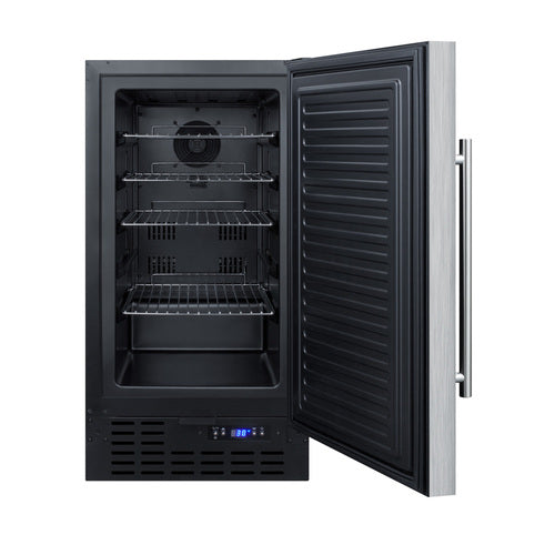 Summit 18" Wide Built-In All-Refrigerator, ADA Compliant — Left Hand Door hinge (FF1843BSSADALHD) view 4