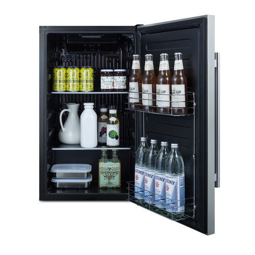 Summit Shallow Depth Built-In All-Refrigerator, ADA Compliant — Left Hand Door hinge (FF195ADALHD) view 3