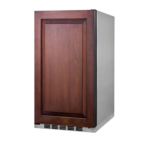 Summit Shallow Depth Built-In All-Refrigerator (Panel Not Included) — Left Hand Door hinge (FF195CSSIFLHD) view 2