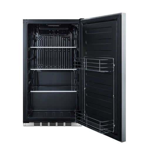 Summit Shallow Depth Built-In All-Refrigerator (Panel Not Included) — Left Hand Door hinge (FF195IFLHD) view 3