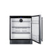 Summit 27" Wide Outdoor All-Refrigerator — Left Hand Door hinge (SPR2700SSLHD) view 2