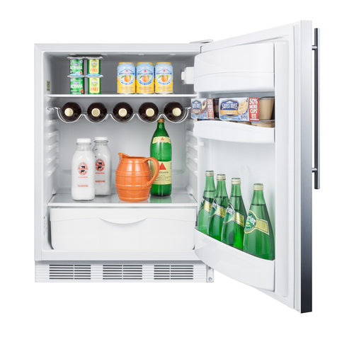 Summit 24" Wide All-Refrigerator, ADA Compliant (FF61WSSHVADA) view 4