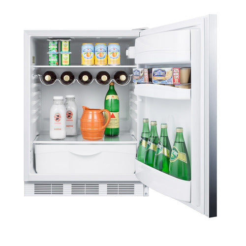 Summit 24" Wide All-Refrigerator (FF61WSSHH) view 2