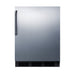 Summit 24" Wide All-Refrigerator, ADA Compliant — Left Hand Door hinge (FF63BKSSTBADALHD)