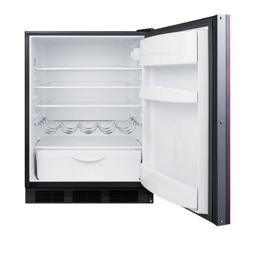 Summit 24" Wide All-Refrigerator, ADA Compliant (Panel Not Included) — Left Hand Door hinge (FF63BKIFADALHD) view 3