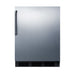 Summit 24" Wide Built-In All-Refrigerator (FF63BKCSS)