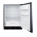 Summit 24" Wide All-Refrigerator — Left Hand Door hinge (FF63BKSSHHLHD) view 3
