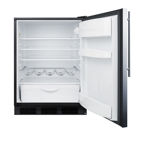 Summit 24" Wide All-Refrigerator (FF63BKSSHV) view 3