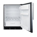 Summit 24" Wide All-Refrigerator — Left Hand Door hinge (FF63BKSSHVLHD) view 3